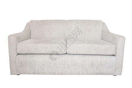孤立沙发 白色背景的家具邀请函椅子房间棉布奢华风格装饰工作室床单夫妻背景图片