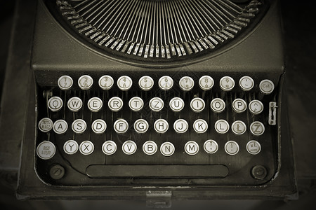 旧式机器机按钮机器技术键盘机械历史棕褐色古董钥匙背景图片