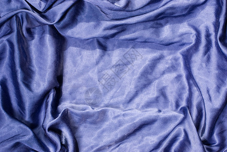 缎框丝绸布料材料框架蓝色背景图片