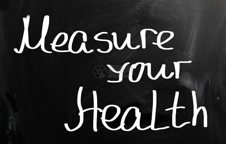 在黑板上用粉笔手写的健康概念幸福训练精神董事会教学药品商业疾病体力压力图片