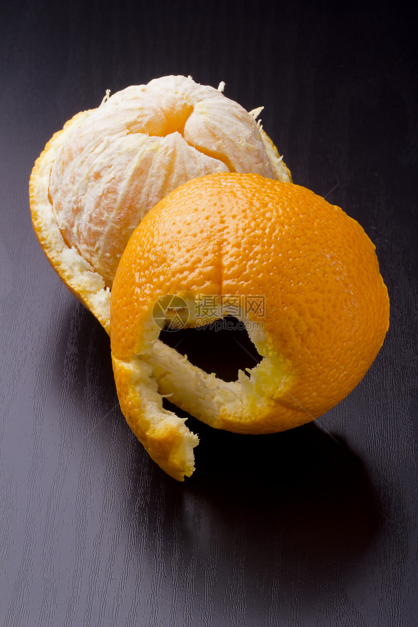 切橙色薄膜节食果汁早餐香橼果皮皮肤食物橙子水果图片