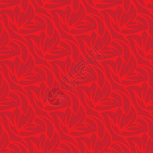 红无缝红图案艺术丝绸花卉墙纸花纹壁纸插图装饰品背景图片