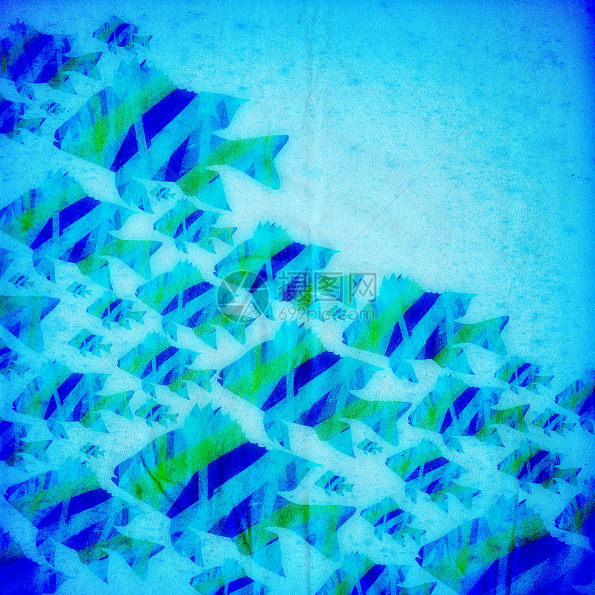 定型鱼纸背景黑色帆布野生动物动物群绿色海洋织物玻璃游泳紫色图片
