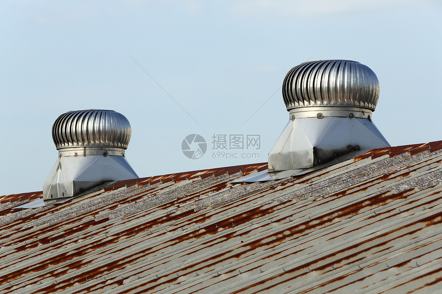 屋顶通风床单绝缘子建筑天气镀锌建造活力排气工厂流动图片