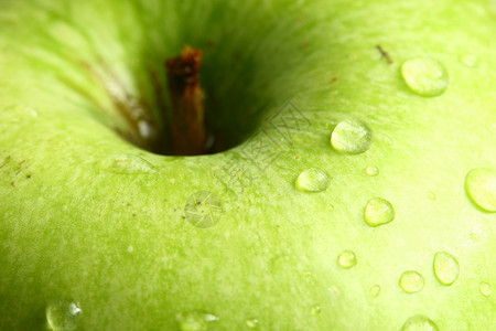 绿新苹果活力飞沫花园维生素液体皮肤零食食品水滴生产背景图片