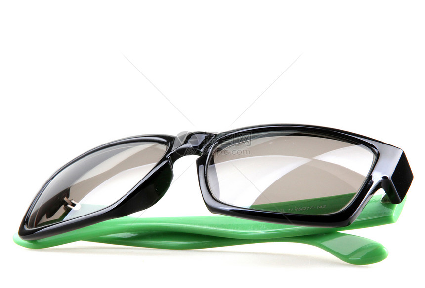 白色的孤立太阳镜光泽度塑料射线眼镜框架粉色女士女性紫外线娘娘腔图片