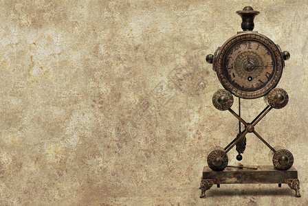 古时古钟背景背景图片
