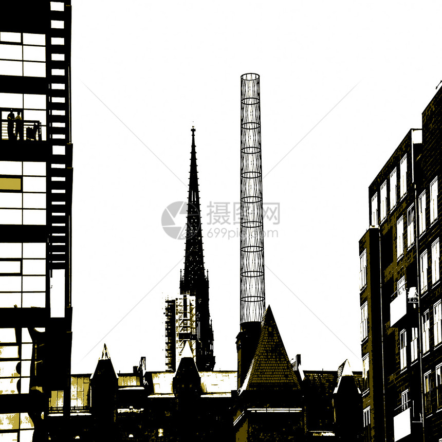 汉堡锅炉房发电厂交通建筑物历史旅行汉堡电力大都市中心城市图片