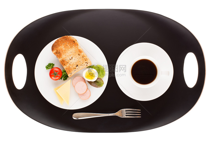 早餐香肠自助餐小吃营养饮料吃饭时间养分饮食宏观图片
