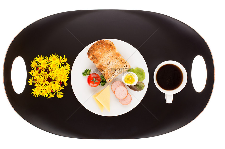 早餐午餐盘子面包工作室食物餐饮饮料美食沙拉吃饭图片