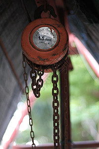 旧风扇和链条高清图片