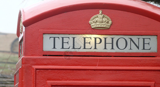 红色电话盒盒子电话富豪背景图片