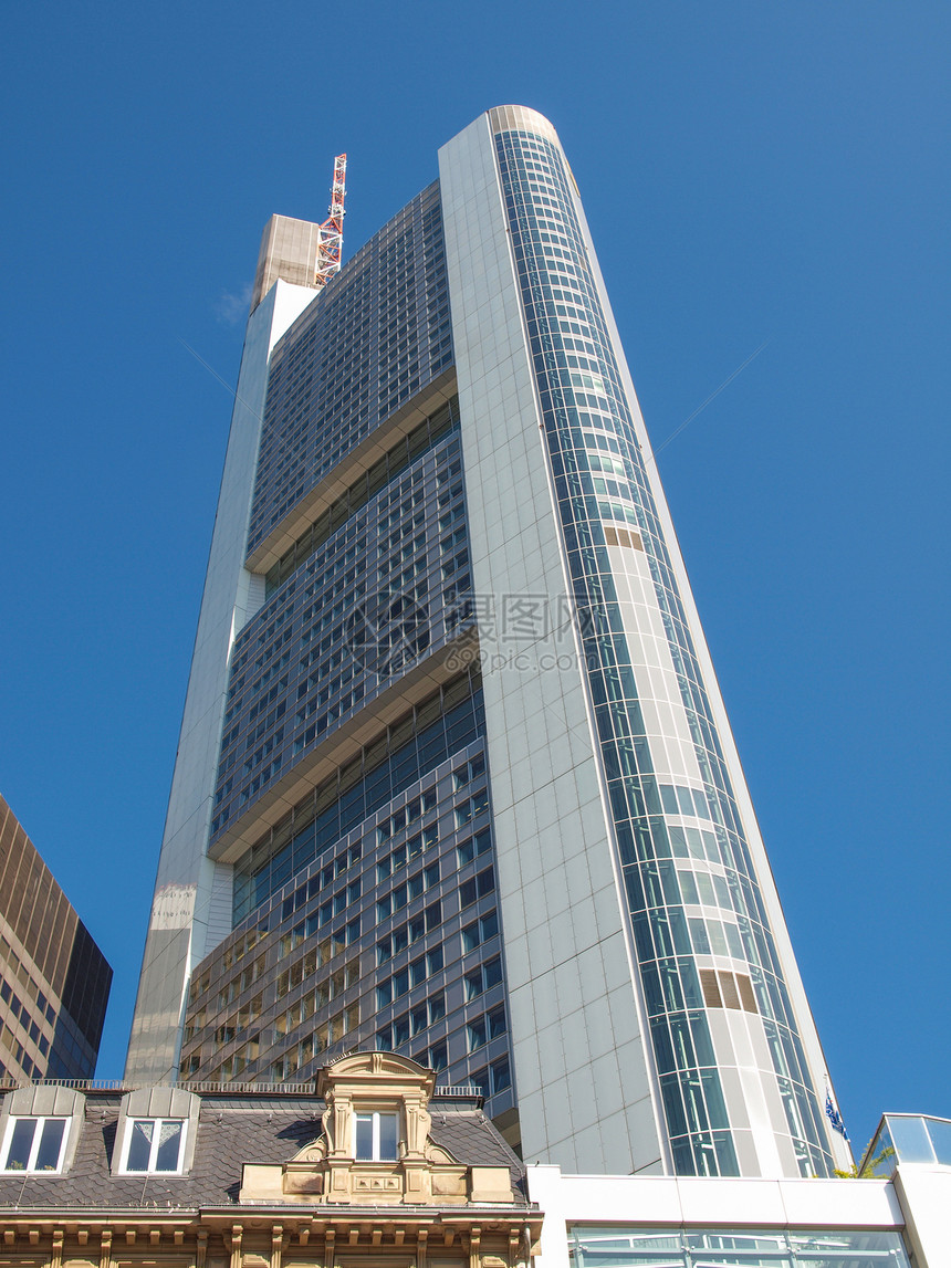 德国法兰克福纪念碑地标联盟城市全景摩天大楼中心建筑学图片