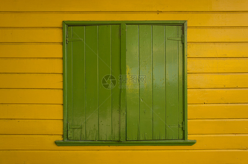 绿窗窗户建筑学快门城市建筑木头村庄框架条纹房子图片