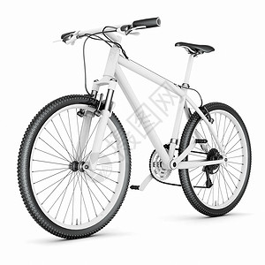 白色山地山地自行车骑术运输运动白色齿轮车轮黑色活动车辆背景