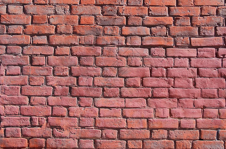 红砖墙石头粗糙度墙纸背景图片