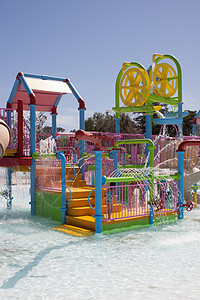 水公园游乐场背景图片