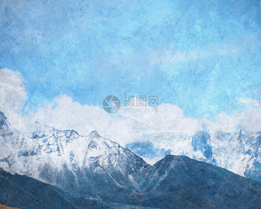 山区地貌旅游刷子天空晴天冰川旅行艺术顶峰环境风景图片