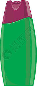 香水瓶插图瓶子绿色艺术品背景图片