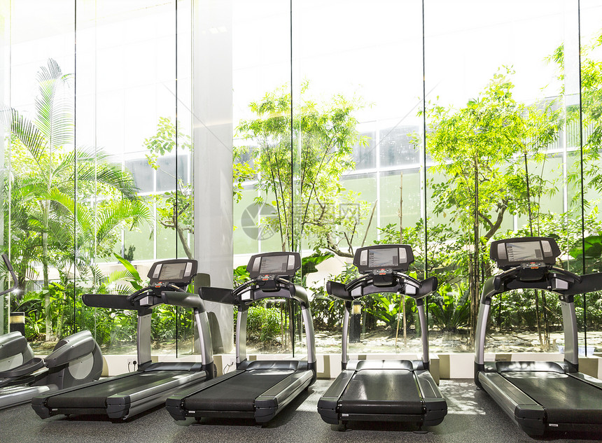健身护理跑步机闲暇重量植物跑步窗户有氧运动火车力量图片