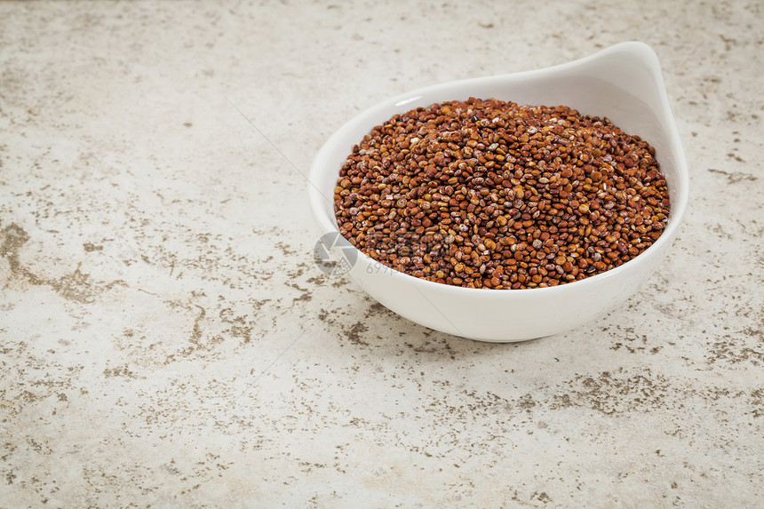 红色quinoa谷物食物种子陶瓷养分制品粮食图片