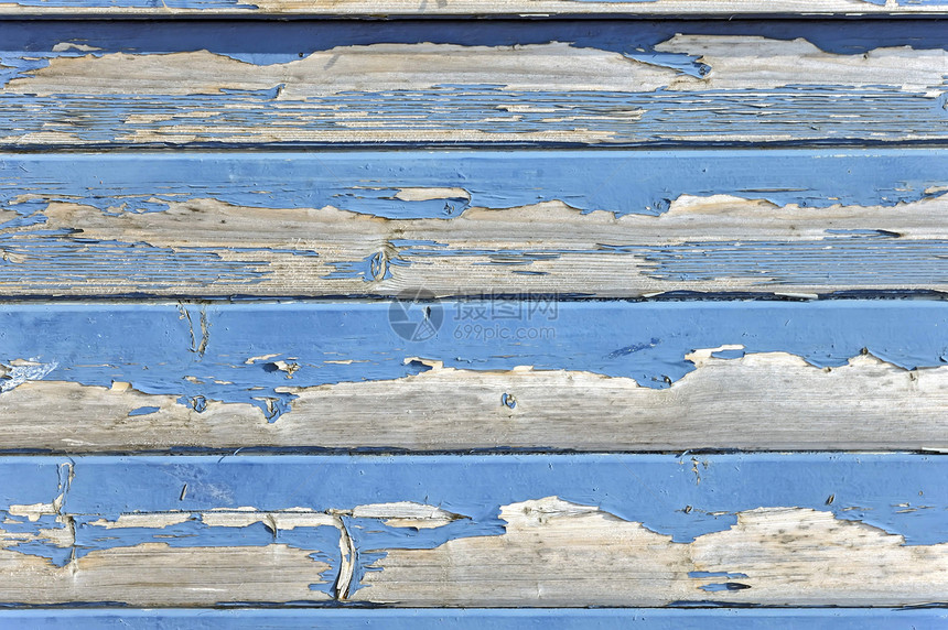 旧木纸涂漆背景边界古董地板材料蓝色粮食墙纸木板褪色控制板图片