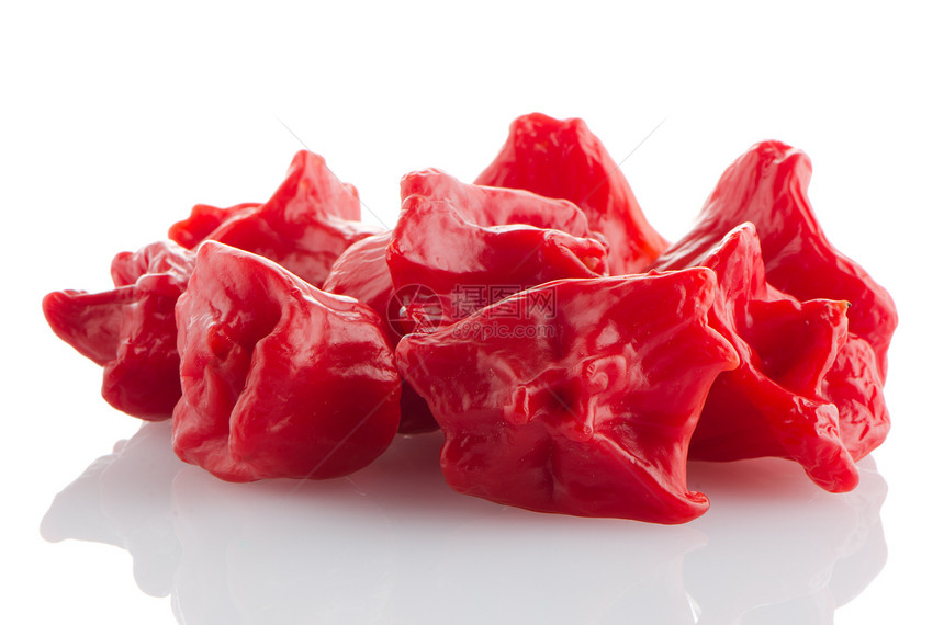 红胡椒闭合烹饪红色饮食美食文化蔬菜香肠绿色白色沙拉图片