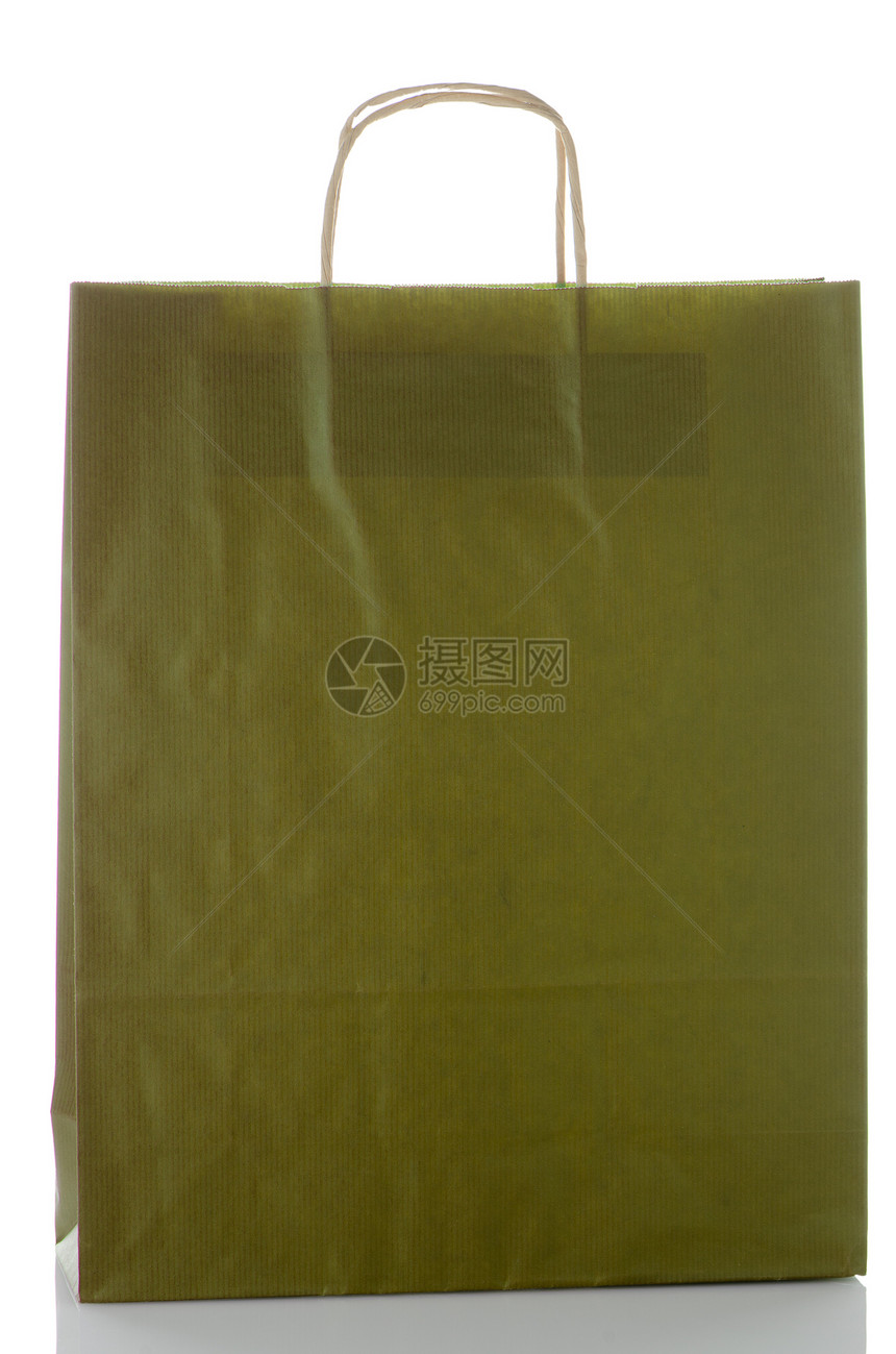 绿纸袋工艺礼物市场购物者白色销售解雇绿色礼品袋购物图片