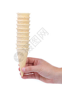 举着冰淇淋握着冰淇淋甜筒的手杆牛奶小吃美食晶圆圣代发射奶油香草甜点尖叫背景