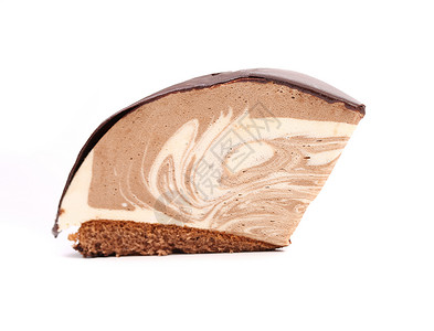 巧克力大理石芝士蛋糕照片白色大理石纹鞭打甜点盘子食物奶油背景图片
