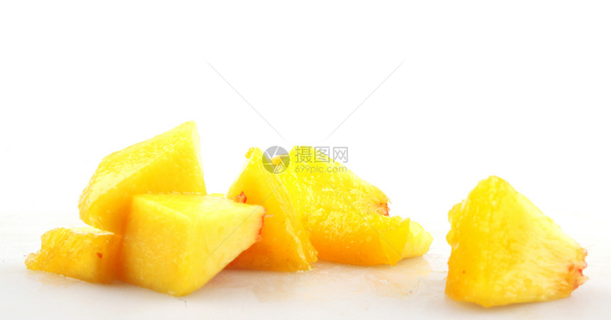分离桃子饮食黄色美食金子水果团体食物红色油桃白色图片