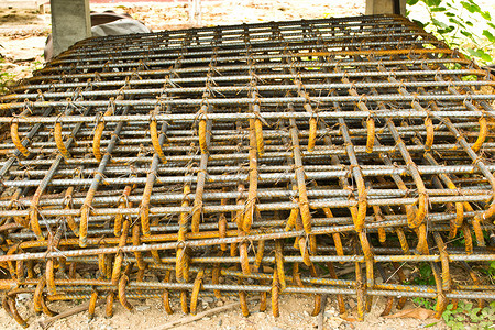 钢铁生锈库存工程腐蚀酒吧金属棕色风化建造团体材料背景图片