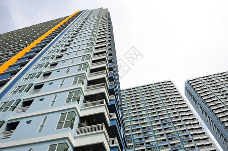 萨拉索塔高层公寓建筑与建筑物高清图片