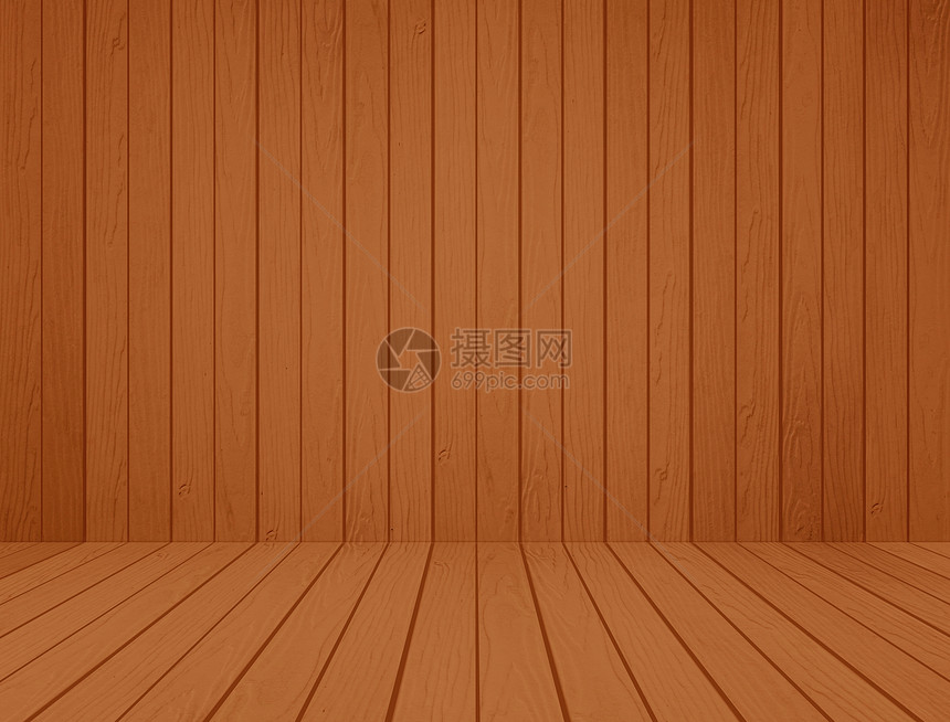 木壁和木地板背景图片