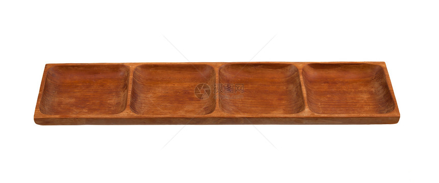 孤立的长木板碗图片