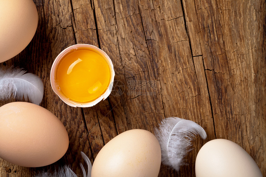 蛋早餐棕色烹饪蛋壳午餐美食白色农场市场食物图片