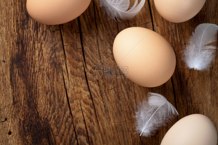 蛋市场蛋壳羽毛食物早餐杂货农场桌子美食烹饪图片