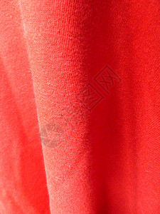 红织物材料红色褶皱阴影背景图片