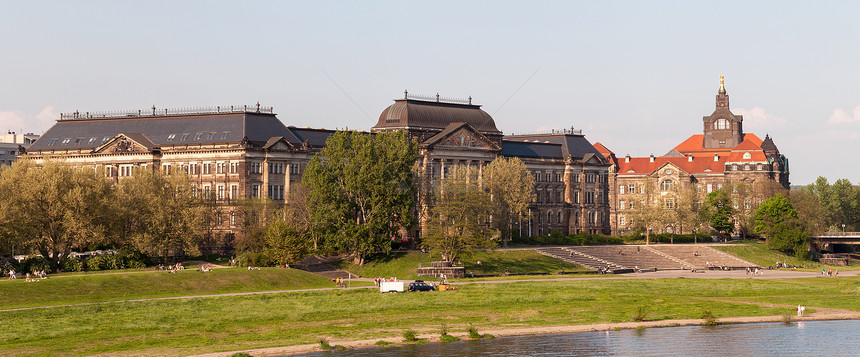 德累斯顿全景景观建筑学建筑物城市金融地标公园图片