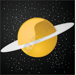 行星艺术星系星星天空插图天文学橙子宇宙戒指背景图片