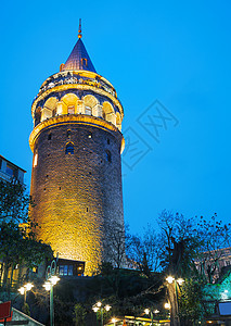 加拉塔库莱西土耳其伊斯坦布尔加拉塔塔塔脚凳旅行金角建筑学旅游建筑纪念碑历史地标城市背景