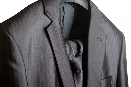 男西装公司男士套装成人服装灰色衣服裙子衣架男性外套背景图片
