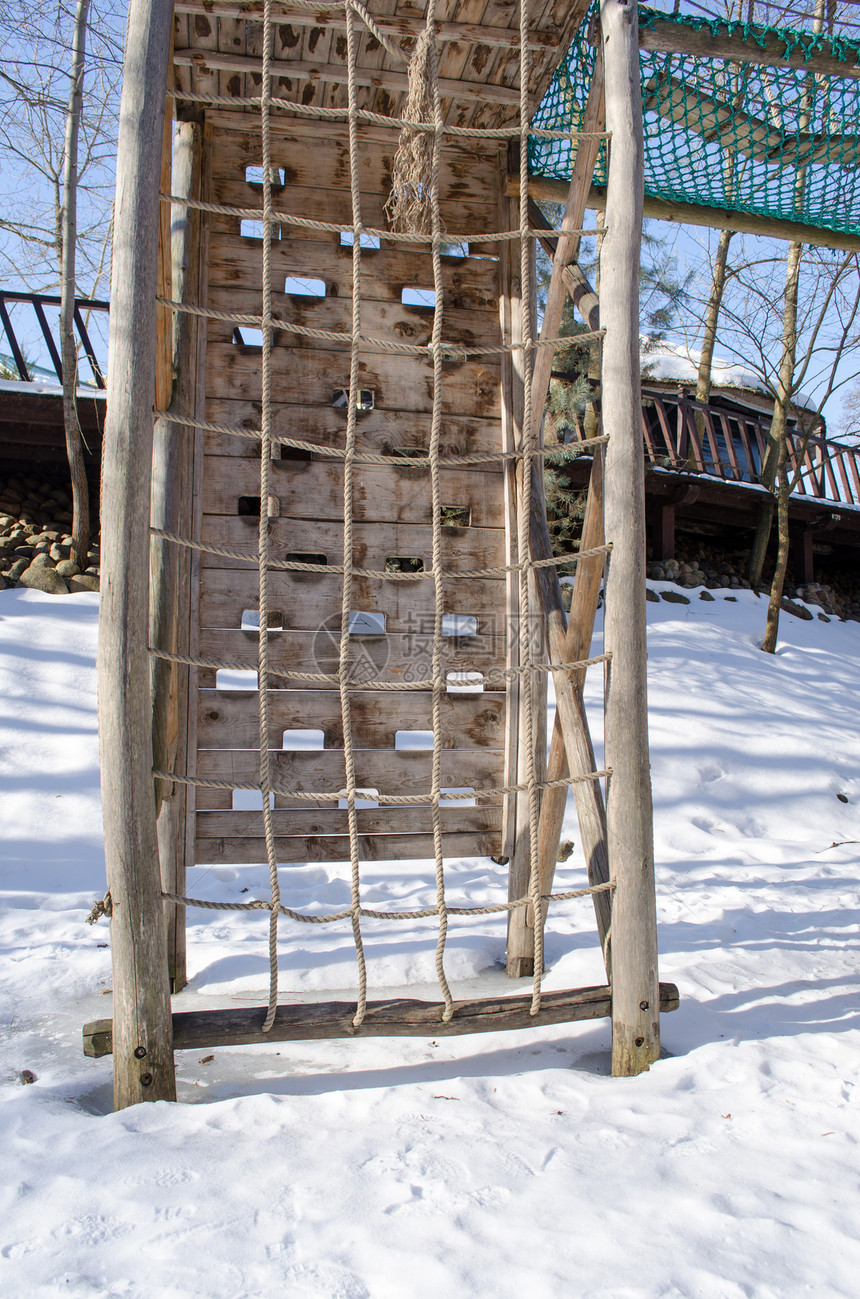 木木建筑造雪 冬季图片