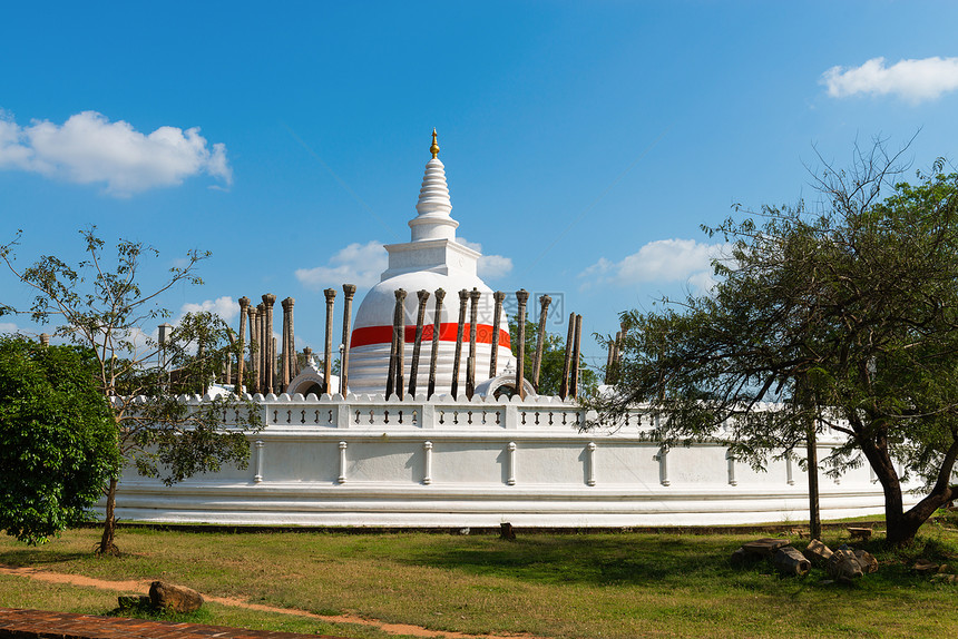 斯里兰卡的建筑佛塔神社地标宗教文化热带雕塑旅游佛教徒图片