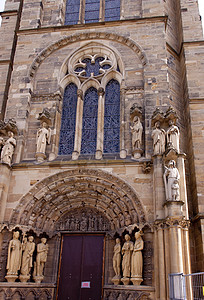 特里尔大教堂城市历史教会宗教高清图片