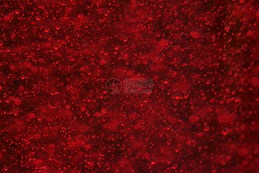 抽象气泡液体甘油红色图片