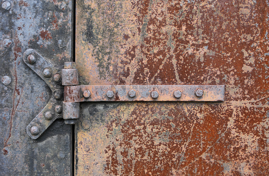 锈金属门铸铁铆钉合页运输螺栓货物图片
