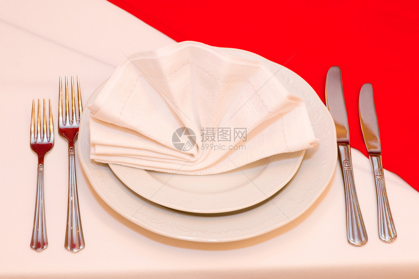 表格指定情况表勺子餐具食物银器会议宴会餐巾公用事业商品桌子图片