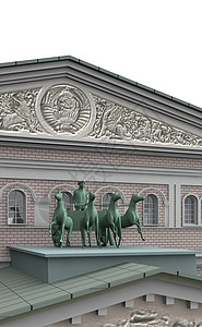 高谈阔论Bolshoi第3剧院宝石历史音乐视觉观光渲染型号艺术文化技术背景