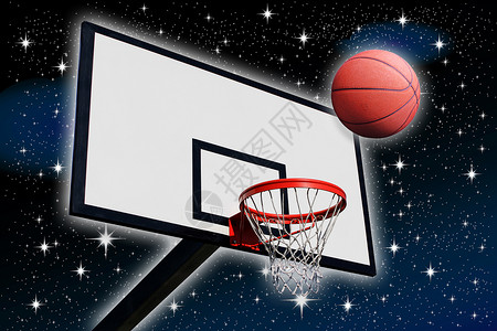 篮球板篮子游戏体育场星座星星竞技白色点点星空繁星背景图片